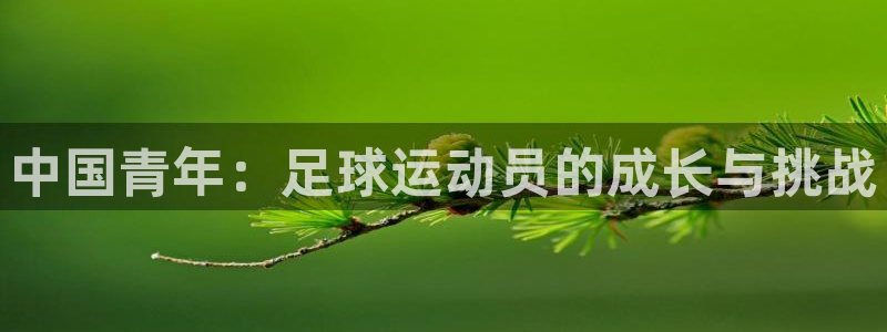 哈哈体育下载：中国青年：足球运动员的成长与挑战